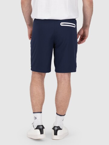 Sergio Tacchini Regular Workout Pants 'RISPECCHIO PL' in Blue
