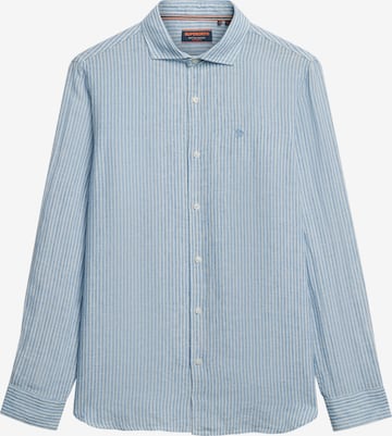 Superdry Overhemd 'Vacation' in Blauw: voorkant
