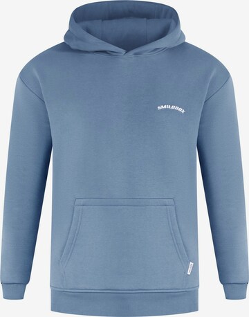Smilodox Sweatshirt 'Jerrick' in Blauw: voorkant