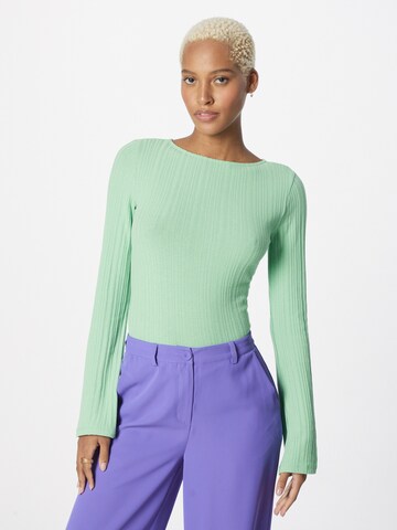 Gina Tricot Shirt 'Adela' in Groen: voorkant