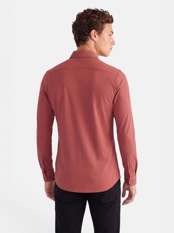 Vercate Slim fit Poslovna srajca 'No. 19' | rdeča barva