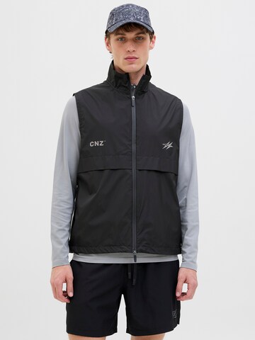 JACK & JONES Vest 'JCOCnz Paris' i sort: forside
