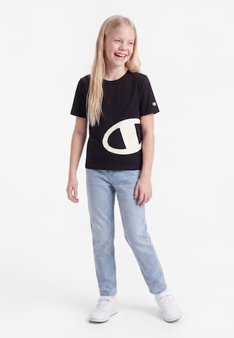Champion - Camiseta en negro: frente