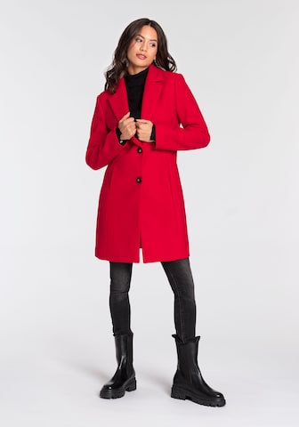LAURA SCOTT Between-Seasons Coat in Red