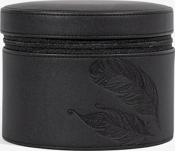 Friedrich23 Jewelry storage 'BOHO Schmuckkästchen rund' in Black: front