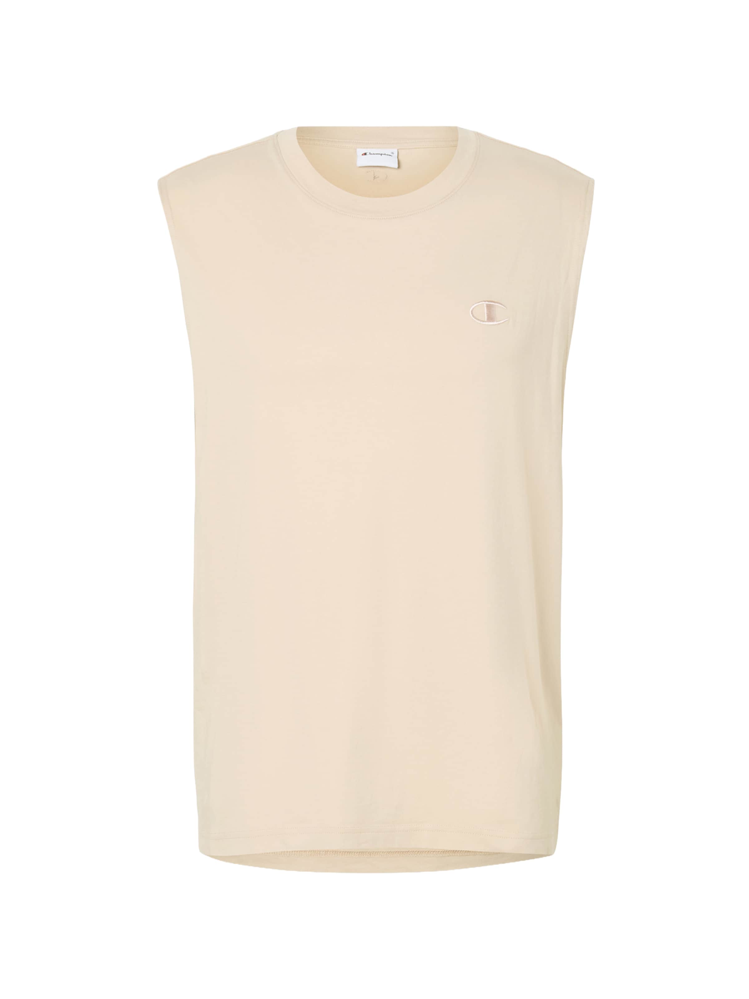 Tricou de la Champion pe bej: față