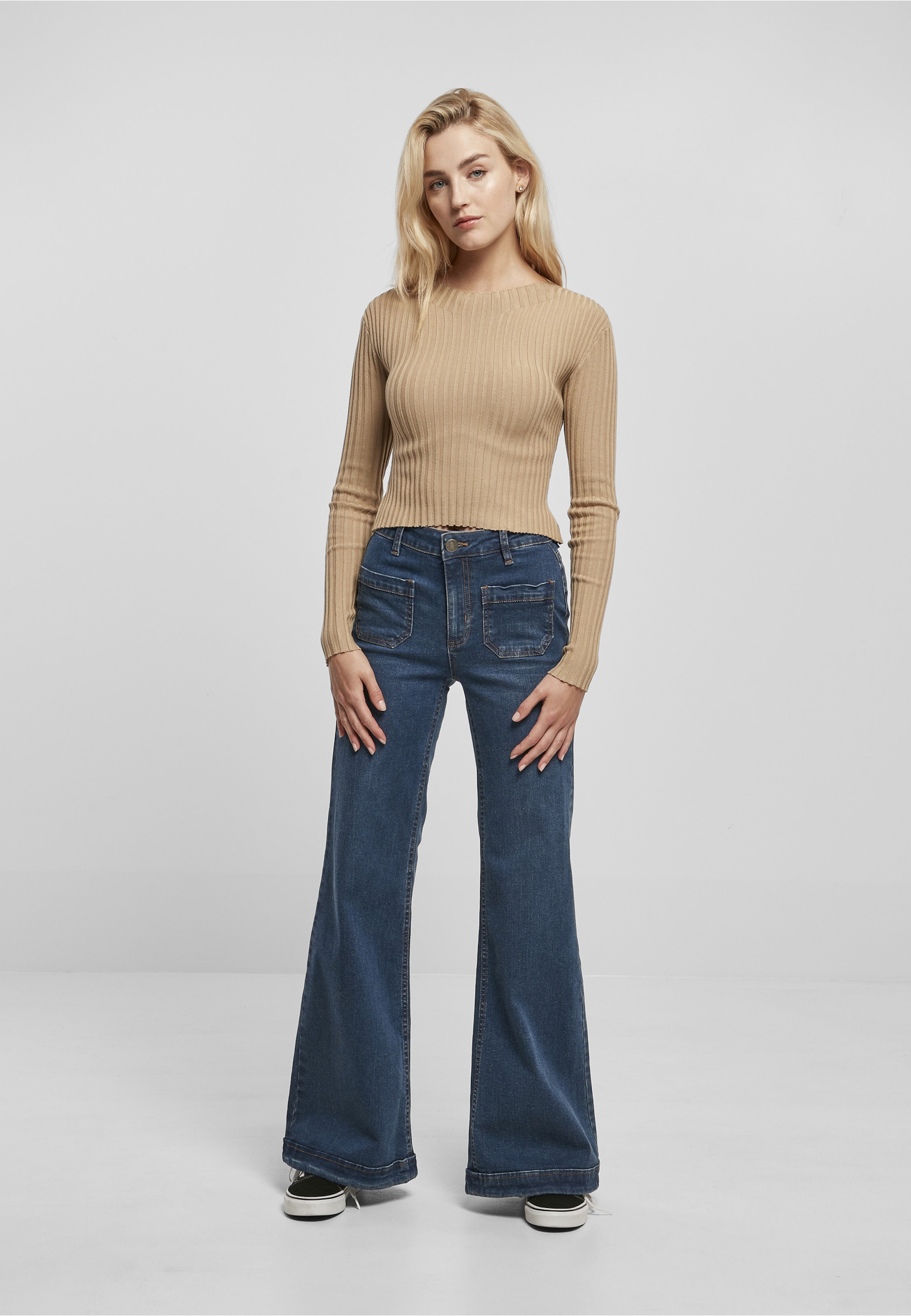 Pull-over Urban Classics en beige
