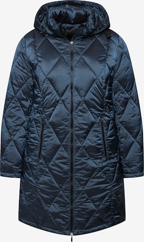 Ulla Popken Between-season jacket in Blue: front