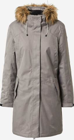 KILLTEC Outdoor Coat in Grey: front