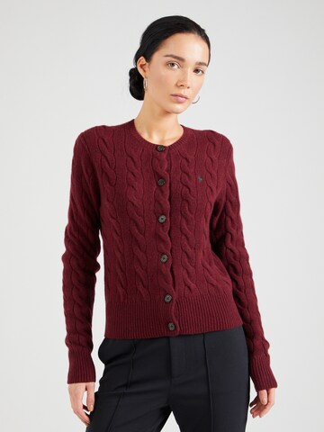 Cardigan Polo Ralph Lauren en rouge : devant