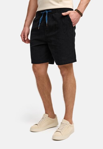 INDICODE JEANS Regular Pants 'Polle' in Black