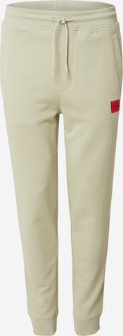 HUGO Spodnie 'Doak212' w kolorze zielony: przód