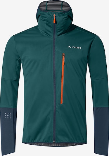 VAUDE Outdoorjas 'M Larice Light J' in de kleur Petrol / Oranje / Wit, Productweergave