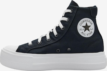 Baskets hautes CONVERSE en bleu : devant