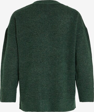 VILA Knit Cardigan 'Cilia' in Green