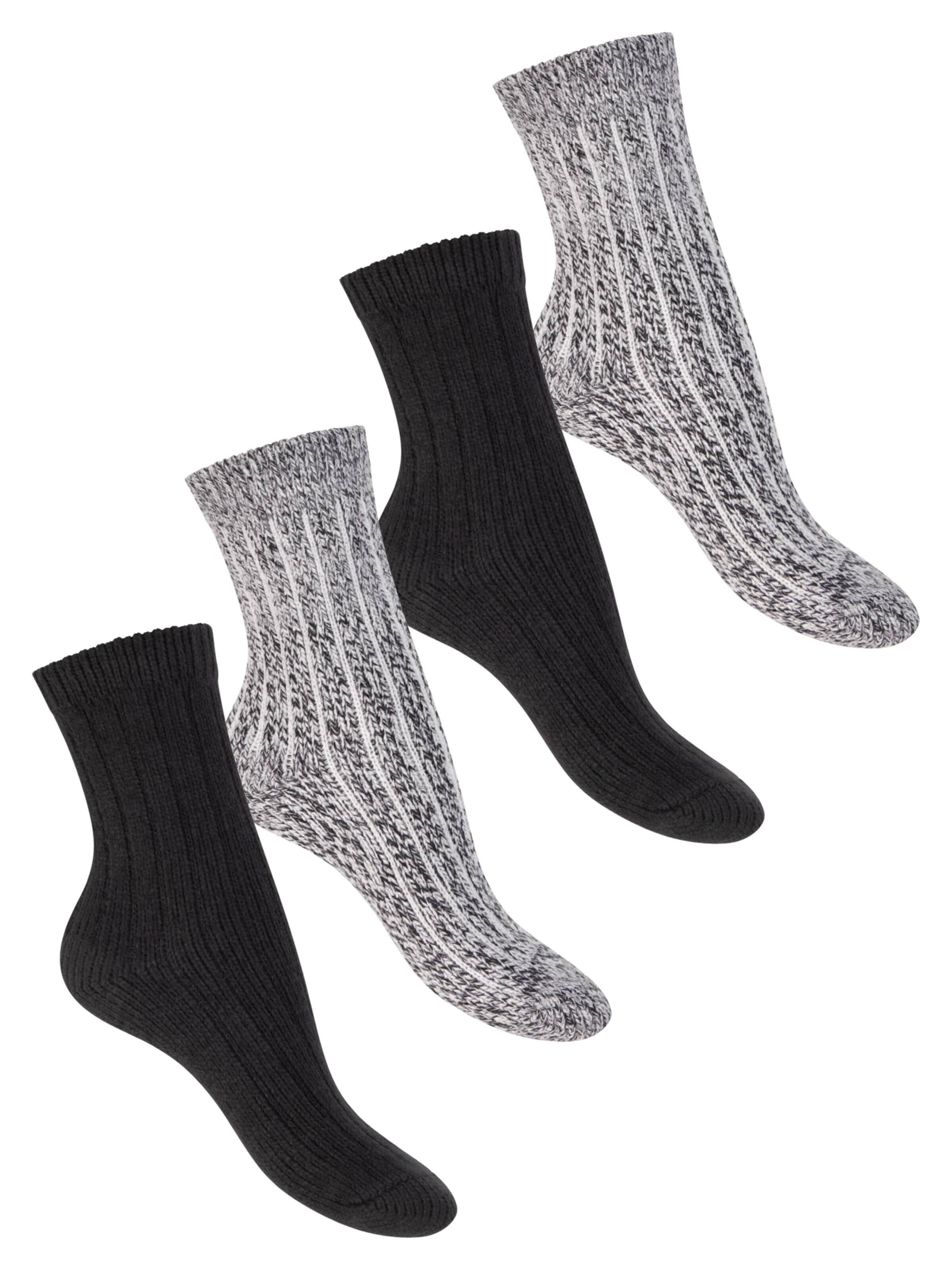 footstar Socks 'cozy' in Black: front
