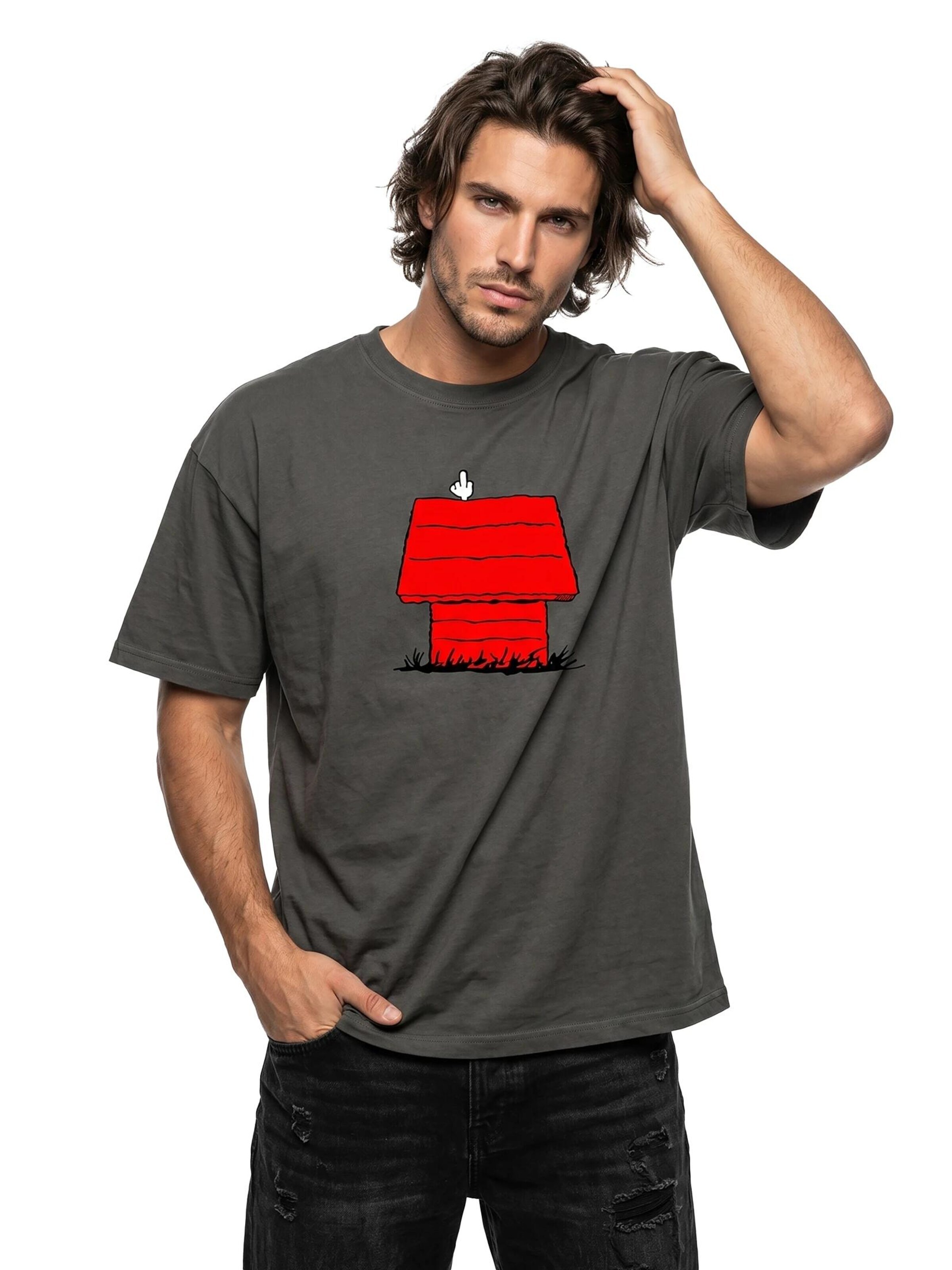 MAKAYA Shirt 'Dog House' in Grey