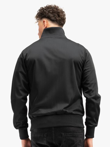 LONSDALE Trainingsjack 'ALNWICK' in Zwart