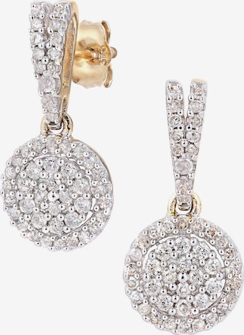 Boucles d'oreilles DIAMANT LETERNEL en or : devant
