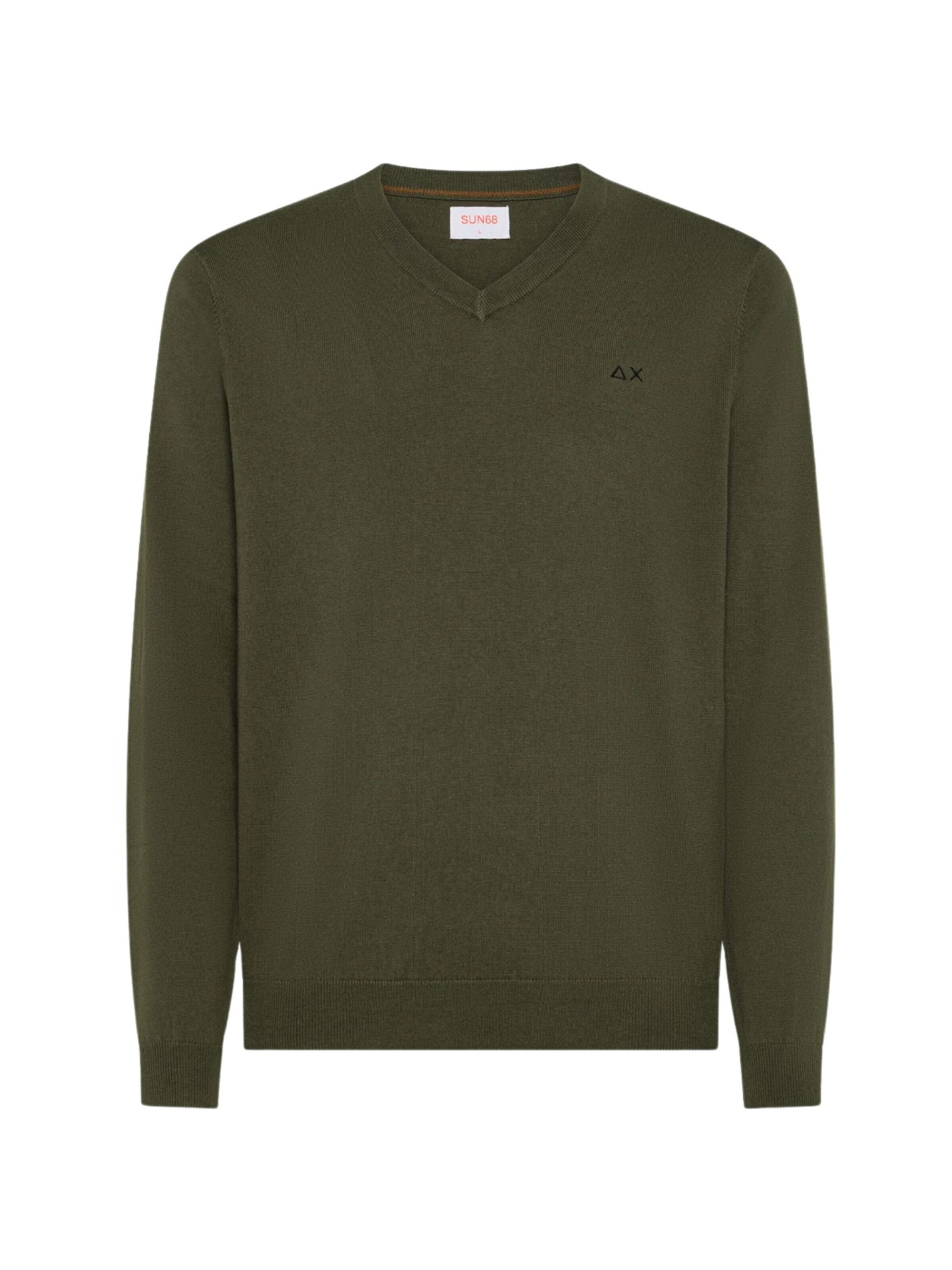 SUN68 Sweater 'K45102' in Green: front