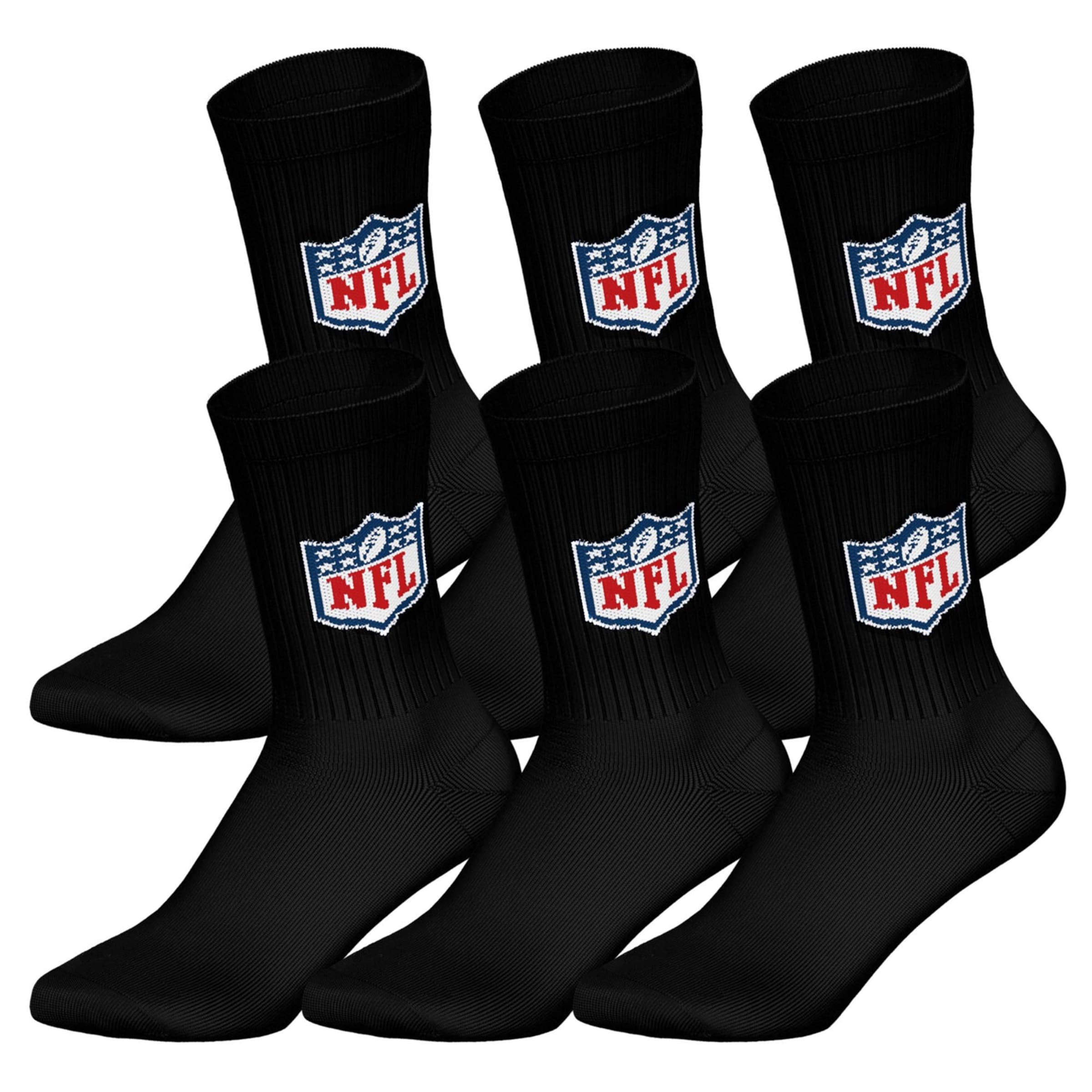 NFL Socken in Schwarz: Vorderseite