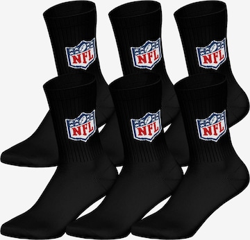 NFL Socks in Black: front