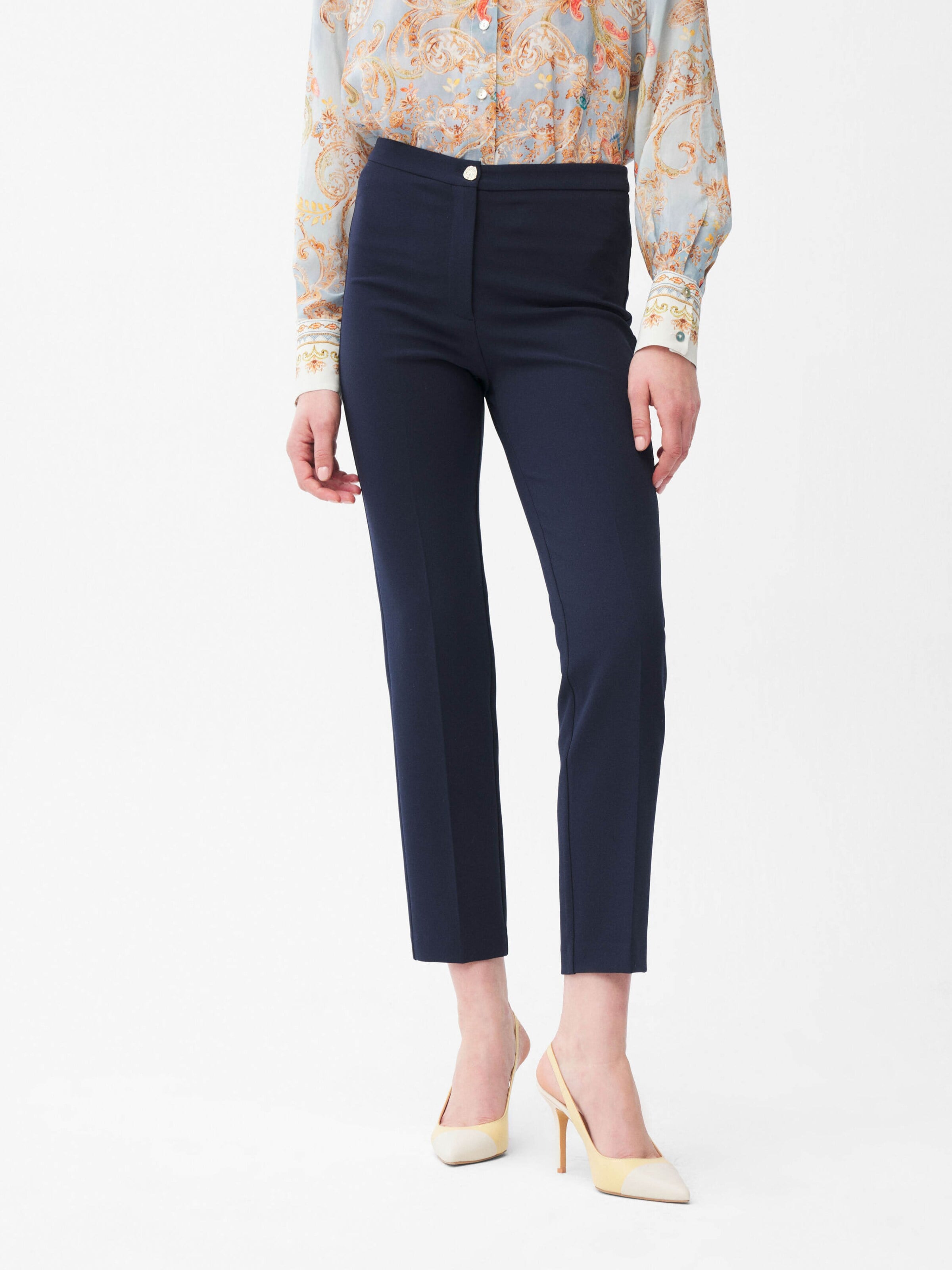 Coupe slim Pantalon adl en bleu : devant