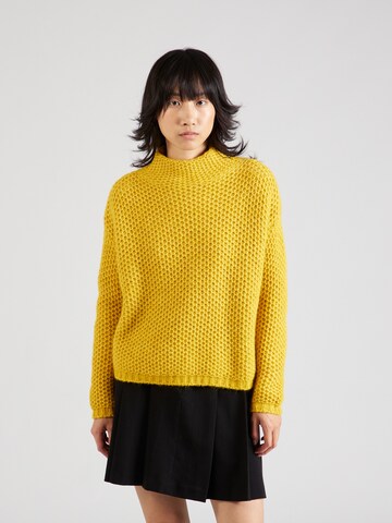 HUGO Sweater 'Safineyn' in Yellow: front