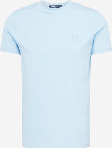 Karl Lagerfeld Koszulka w kolorze niebieski: przód