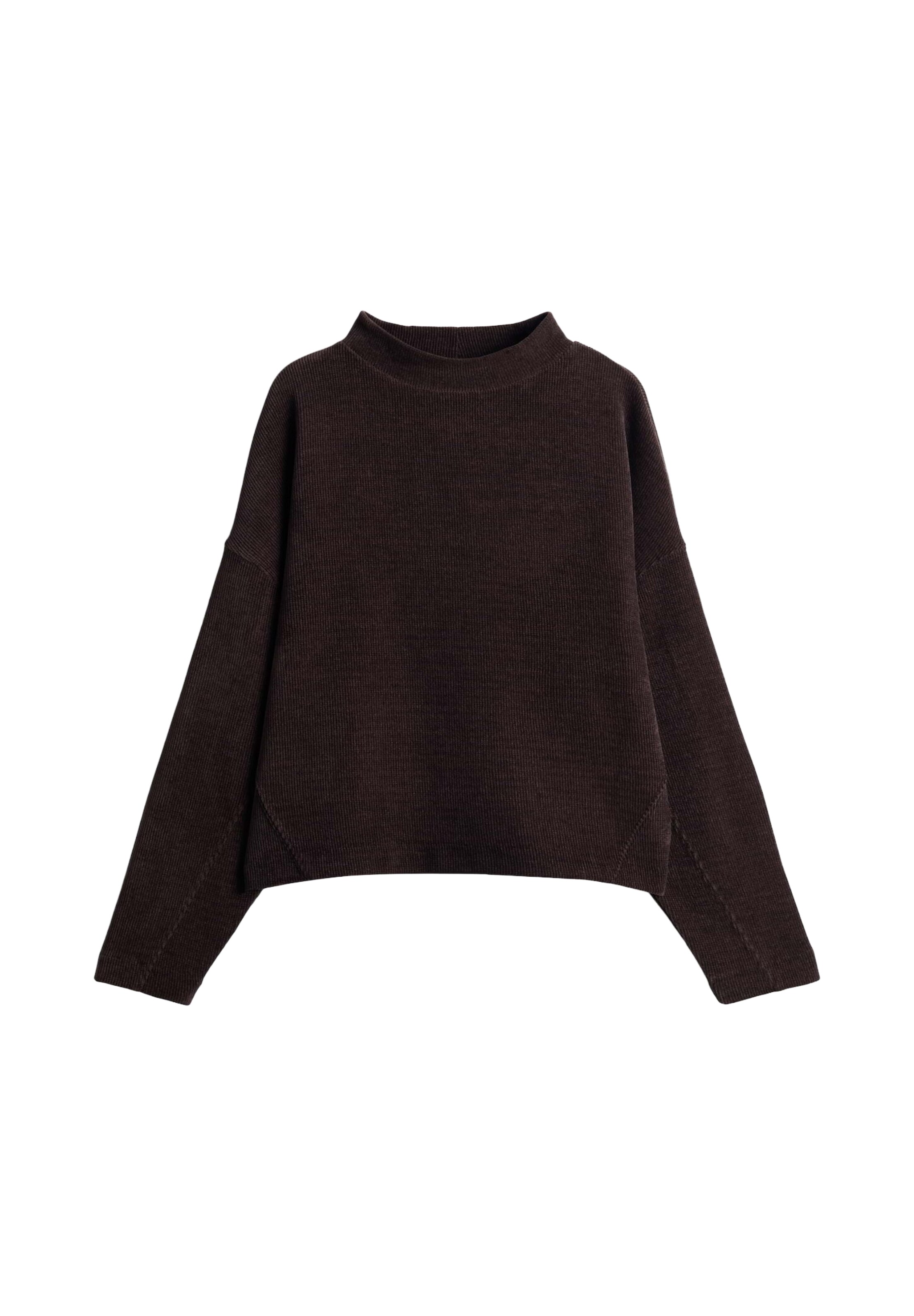 OPUS Sweatshirt 'Gemse' in Braun: Vorderseite