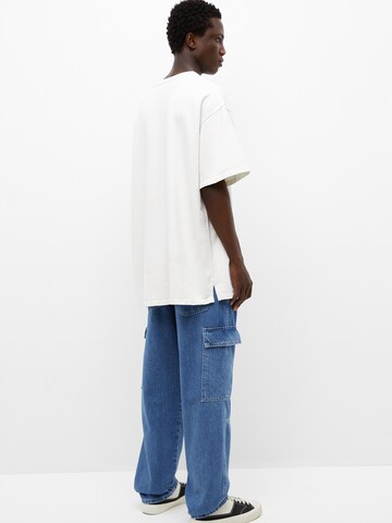 Loosefit Jeans cargo di Pull&Bear in blu