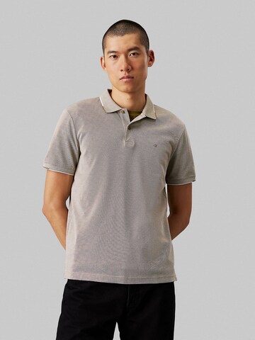 Calvin Klein Poloshirt in Grün: Vorderseite