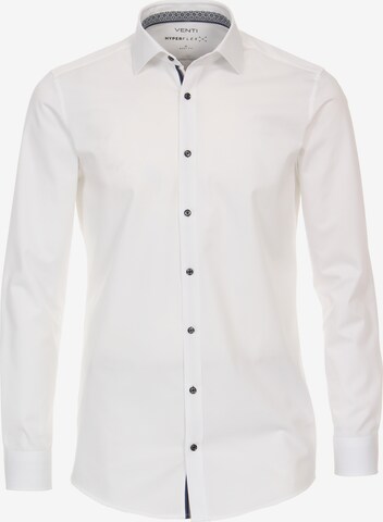 VENTI Slim fit Business Shirt in White: front