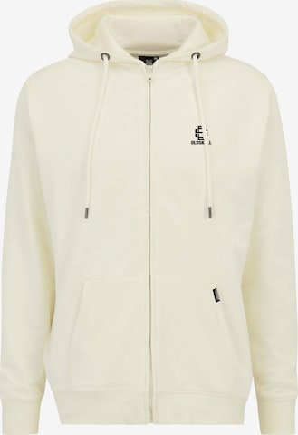 Oldskull Sweatjacke 'Basic Oldskull 25' in Weiß: Vorderseite