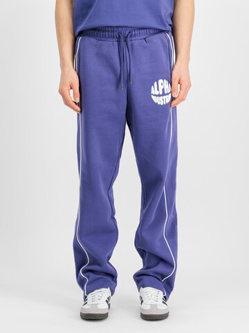 ALPHA INDUSTRIES regular Bukser i lilla: forside
