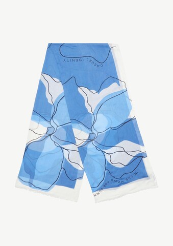 comma casual identity Scarf in Blue: front