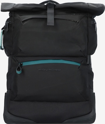 Piquadro Backpack 'Corner' in Black: front