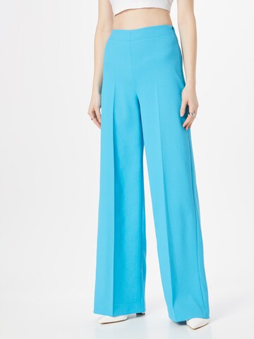 DRYKORN Wide leg Pleated Pants 'Before' in Blue: front