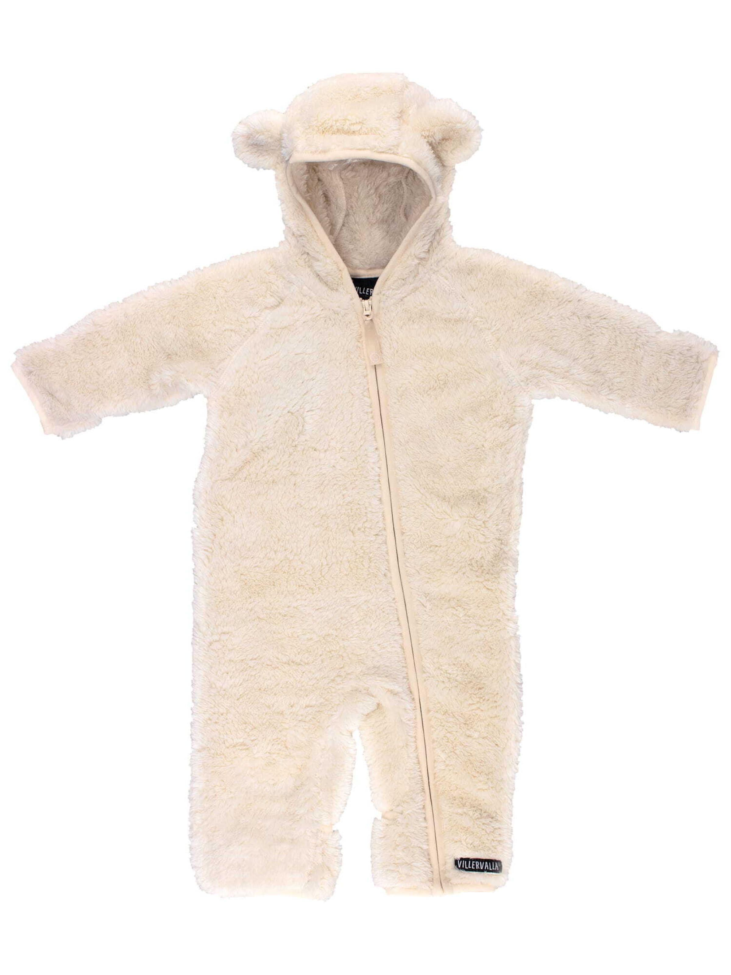 Villervalla Overall 'Bär' in Beige: Vorderseite