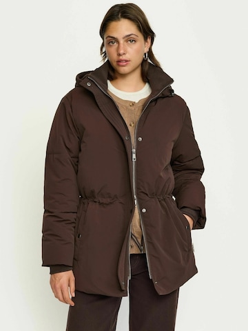 Soft Rebels Talviparka 'SRDune' värissä ruskea: etupuoli