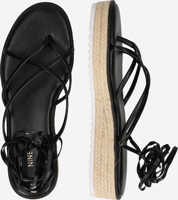 Nine West T-Bar Sandals 'CANDID2' in Black