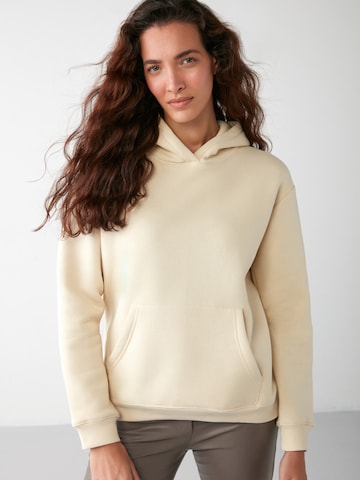 Grimelange Μπλούζα φούτερ σε μπεζ: μπροστά