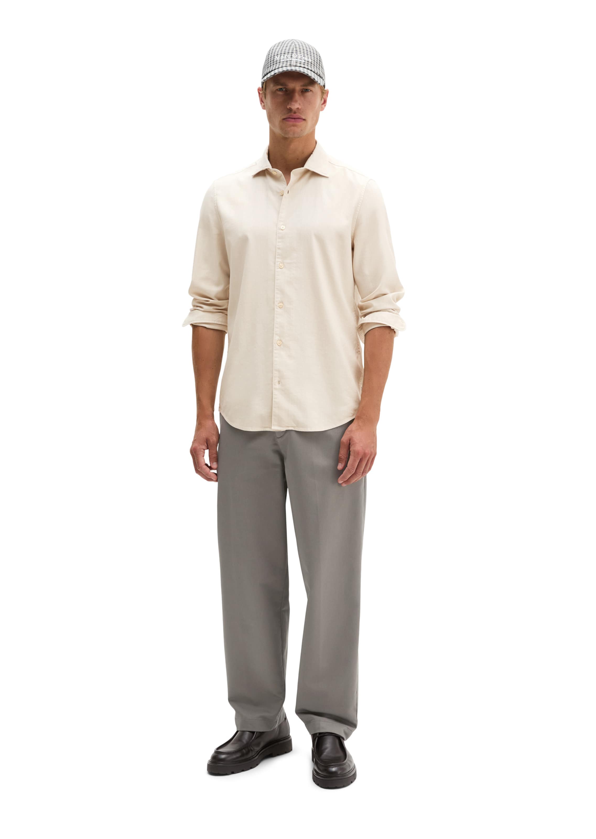 Marc O'Polo Regular fit Overhemd in Beige