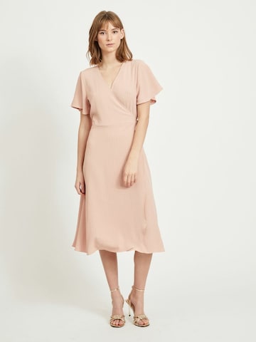 VILA Dress in Pink: front