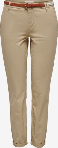 ONLY Slimfit Chino in Beige: voorkant