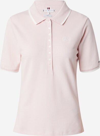 TOMMY HILFIGER Poloshirt in dunkelblau / rosa / rot / weiß, Produktansicht