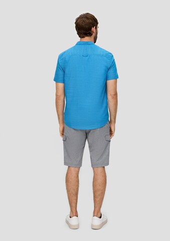 s.Oliver - Ajuste regular Camisa en azul