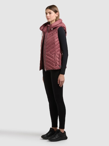 Gilet 'Demie' di khujo in rosa
