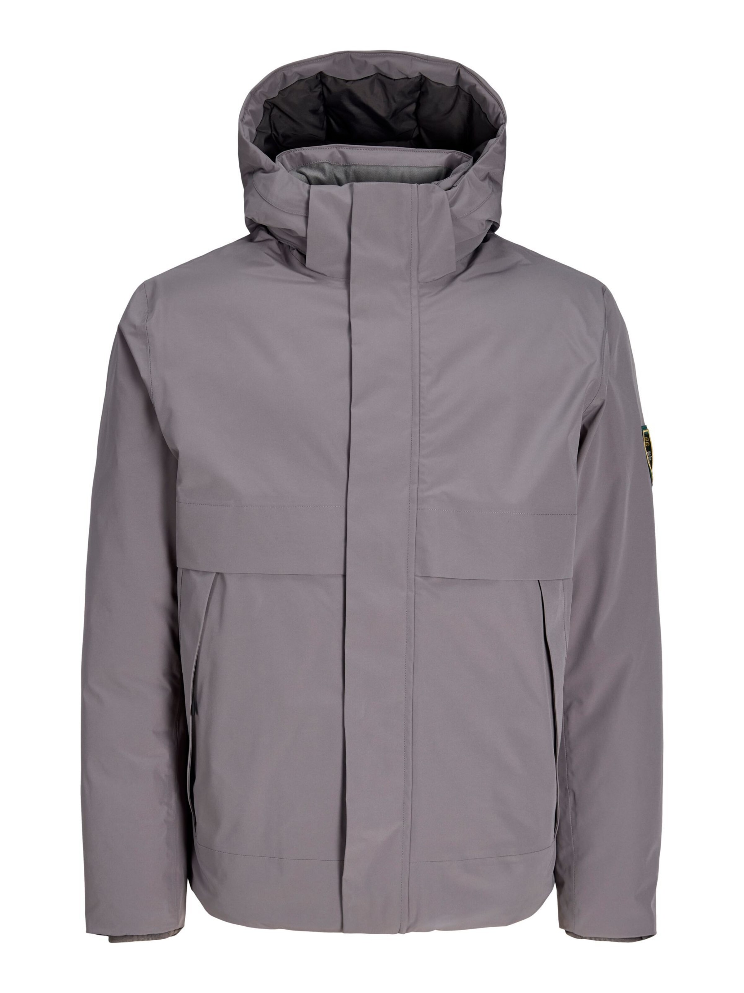 Portland Outerwear Company - Chaqueta de entretiempo en gris: frente
