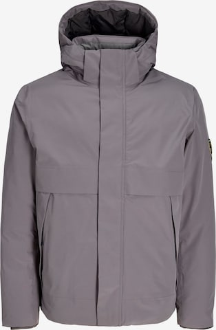 Portland Outerwear Company Tussenjas in Grijs: voorkant